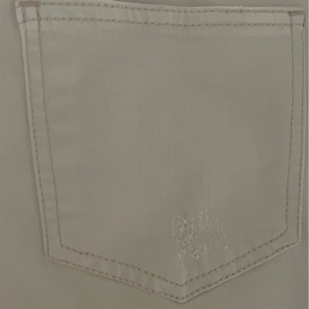 Chico’s So Slimming Girlfriend Slim Leg Ankle Jean, 6Tall,Cream/Almond - Picture 5 of 11